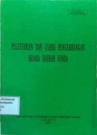Image of Pelestarian Dan usaha Pengembahan Aksara Daerah Sunda